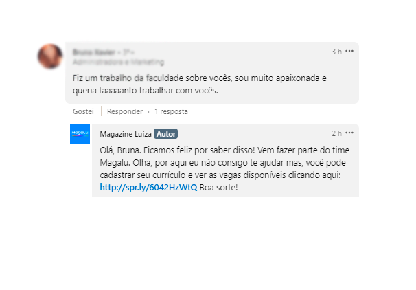 Linkedin Magalu